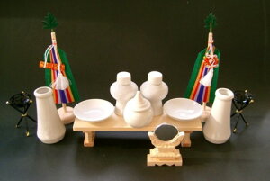 神式付属品セット(※榊立3.5寸)【内祭・神棚・外宮】