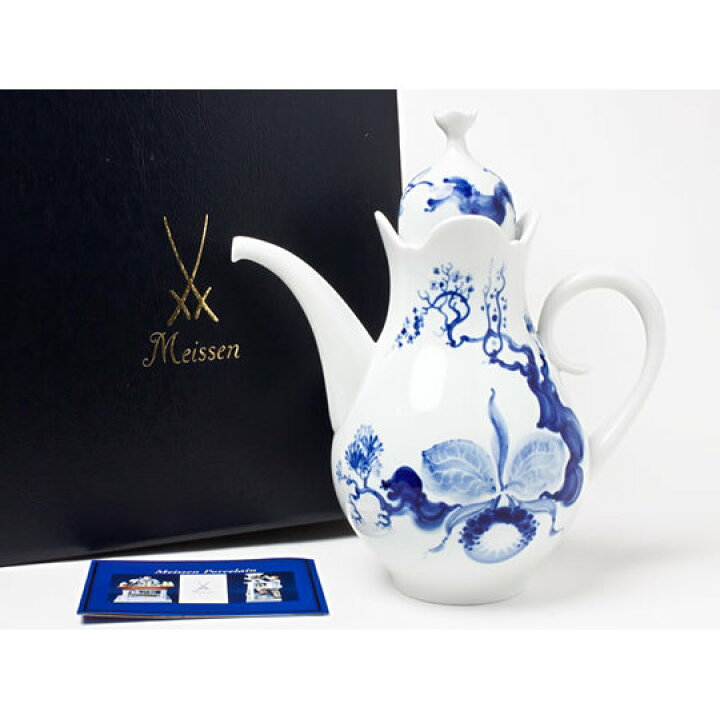 楽天市場】マイセン ブルーオーキッド コーヒーポット（L） meissen-11 