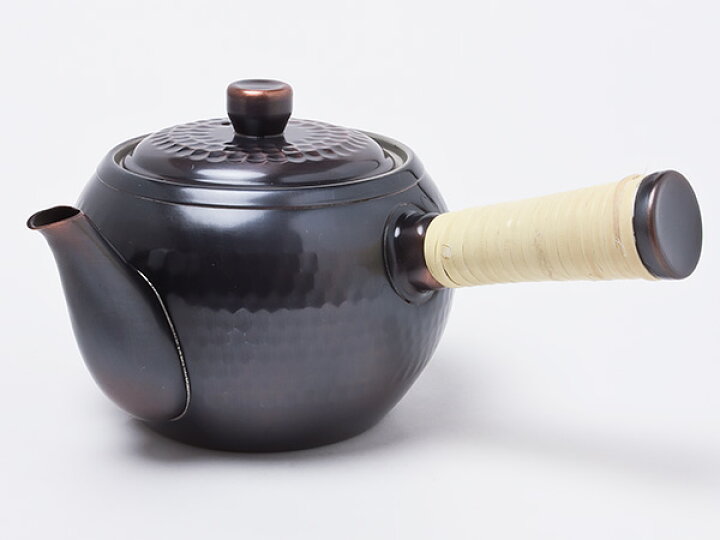 純銅製茶器揃(茶筒・急須・茶匙)