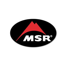 MSR(エムエスアール) MSRロゴオーバルステッカー 36904 ステッカー スキー スノボ　ステッカー