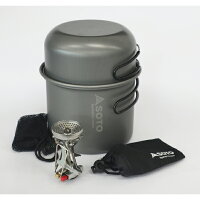 SOTO(ソト新富士バーナー)アミカススターターキットL2SOD-320SKL2アウトドアギアストーブガスシングルバーナーストーブストーブヒーターウォーマーおうちキャンプベランピング