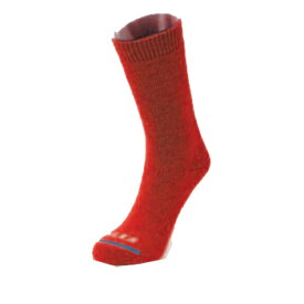 FITS(フィッツ) ミディアムハイカークルー（中厚手）/レッド/L F1001 男性用ソックス ウェア 靴下 アウトドアウェア小物　靴下