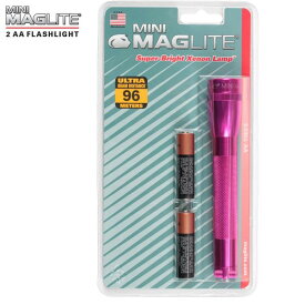 MAG-LITE(マグライト) マグ 2AA BP PINK M2AKY6V 01031013アウトドアギア 電球タイプ ランタン ハンディライト 単3形(AA) ピンク おうちキャンプ