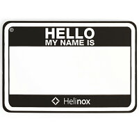 HelinoxHome(ヘリノックスホーム)HellomynameisパッチBK19759017ブラックイスレジャーシートテーブルファニチャー用アクセサリーアクセサリーアウトドアギア