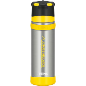 THERMOS(サーモス) 山専ステンレスボトル クリアステンレス(CS) 0.5L FFX-501 ステンレスボトル 水筒 ボトル 大人用水筒 マグボトル アウトドア　ウォータージャグ