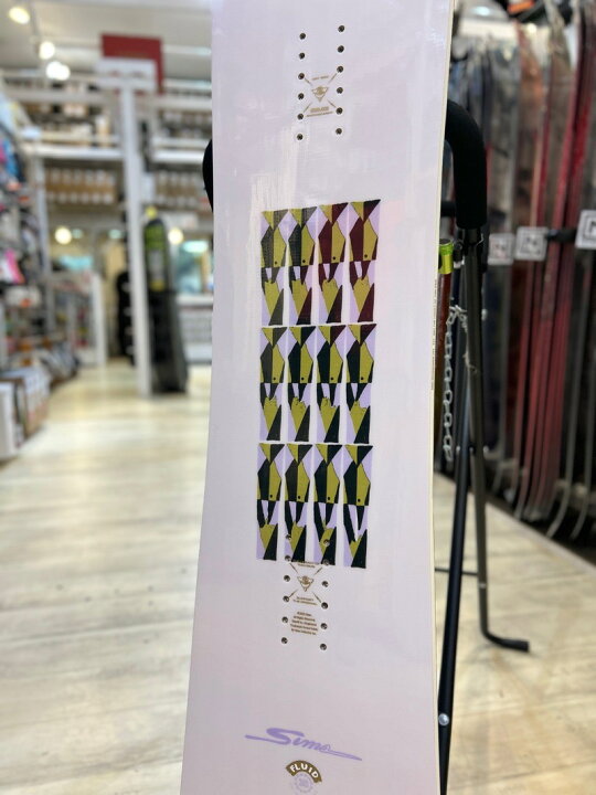 楽天市場】【即納】レディース スノーボード 板 142cm SIMS FLUID 