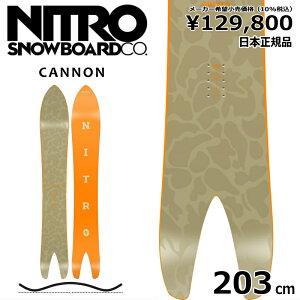 Tt y\񏤕iz 25-26 NITRO CANNON 203cm iCg Lm pE_[{[h {Ki Y Xm[{[h P Lo[