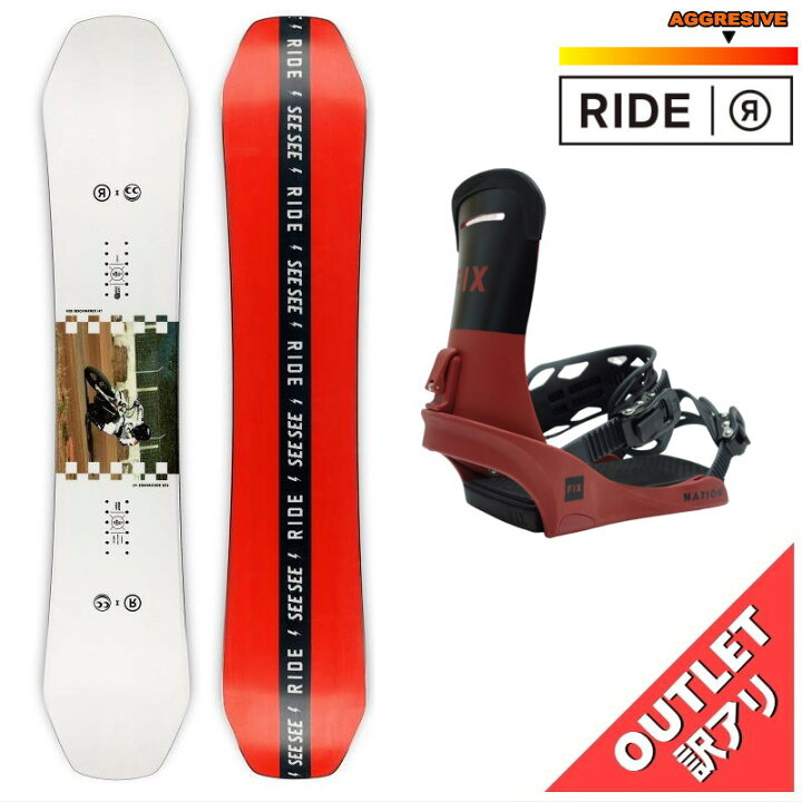 楽天市場】[147cm]23 RIDE BENCHWARMER+OUTLET FIX NATION メンズ 