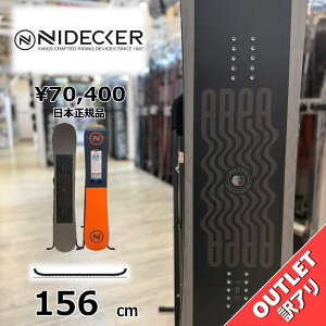 OUTLET �X�m�[�{�[�h �� �^���� �����Y 24-25 NIDECKER AREA JPN LTD B-GRADE 156cm �i�C�f�b�J�[ �G���A �I�[�����E���h �J�[�r���O �t���b�g
