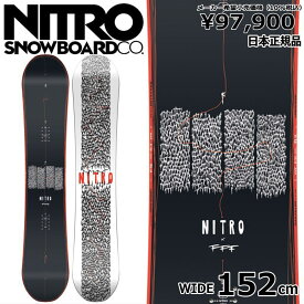 23-24 NITRO T1 x FFF WIDE 152cm ナイトロ ティーワン グラトリ ラントリ フリースタイル 日本正規品 メンズ スノーボード 板単体 キャンバー