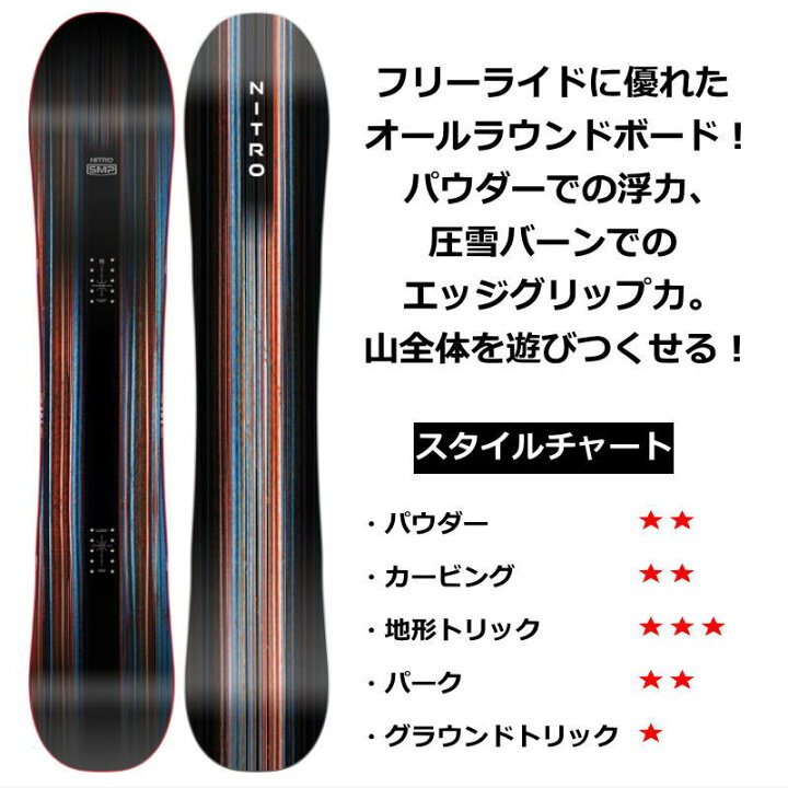楽天市場】特典付き 【早期予約商品】 24-25 NITRO SMP 158cm ナイトロ  
