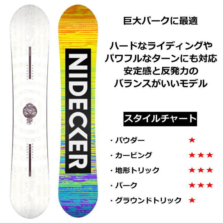 楽天市場】【即納】 24-25 NIDECKER SENSOR PRO 154cm ナイデッカー 