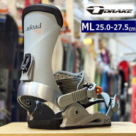 24-25 DRAKE RELOAD カラー:GREY MLサイズ ドレイク リロード メンズ スノーボード ビンディング バイン…