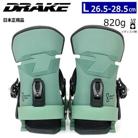 24-25 DRAKE FIFTY カラー:GREEN FOREST Lサイズ ドレイク フィフティー メンズ スノーボード 型落ち ビンディング バインディング日本正規品 [SOFT][対応ブーツサイズ]26.5cm27cm27.5cm28cm28.5cm