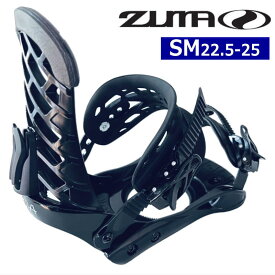 【即納】ZUMA ZM カラー:BLACK SMサイズ ツマ ゼットエム レディース スノーボード ビンディング バインディング日本正規品 [対応ブーツサイズ]22.5cm23cm23.5cm24cm24.5cm25cm
