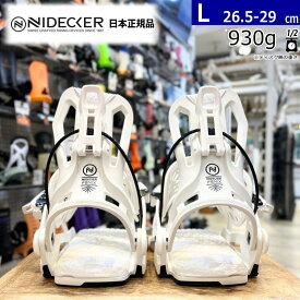 24-25 NIDECKER FLOW FENIX カラー:WHITE Lサイズ ナイデッカー フロウ フェニックス メンズ スノーボード 型落ち ビンディング バインディング日本正規品 [MID][対応ブーツサイズ]26.5cm27cm27.5cm28cm28.5cm29cm