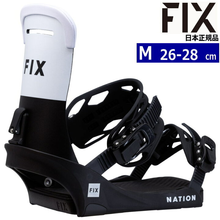 楽天市場】23-24 FIX NATION ｶﾗｰ:BLACK Mサイズ フィックス 