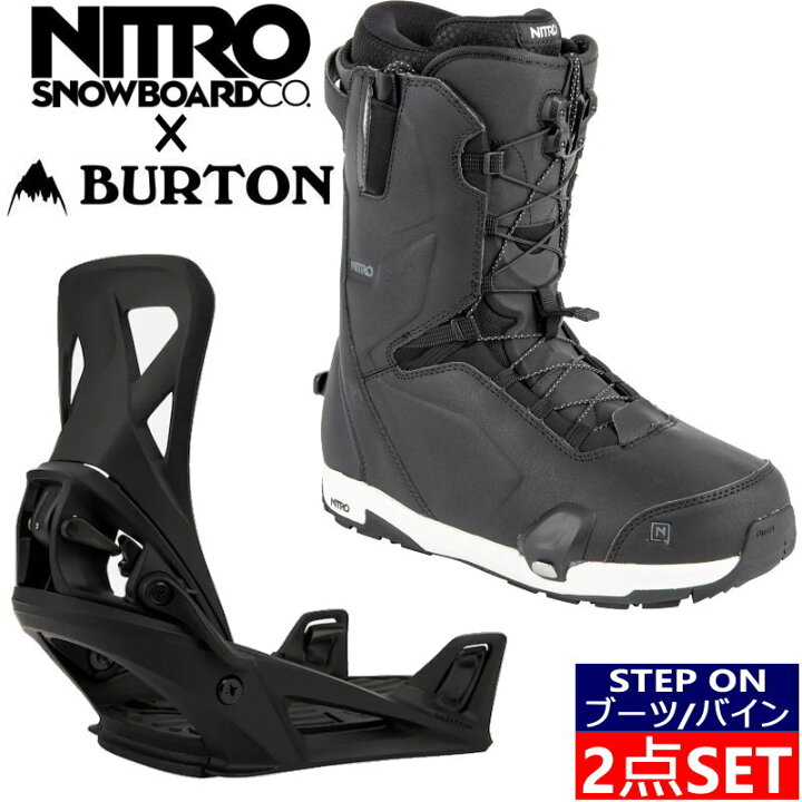 楽天市場】【即納】23-24 NITRO PROFILE TLS STEP ON ｶﾗｰ:Black +  