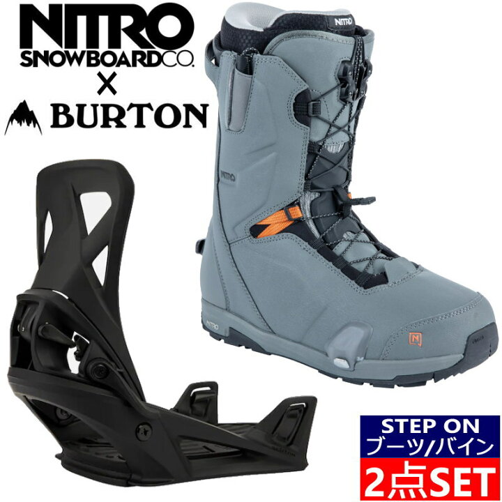 楽天市場】【即納】23-24 NITRO PROFILE TLS STEP ON ｶﾗｰCharcoal: +  
