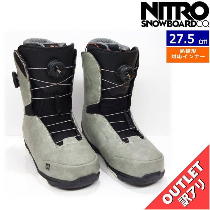 楽天市場】【訳アリアウトレット】23-24 NITRO CLUB BOA ｶﾗｰ:Grey  
