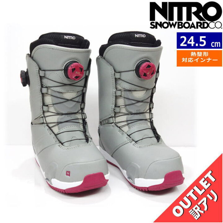 楽天市場】【訳アリアウトレット】23-24 NITRO DYNASTY BOA STEP ON 
