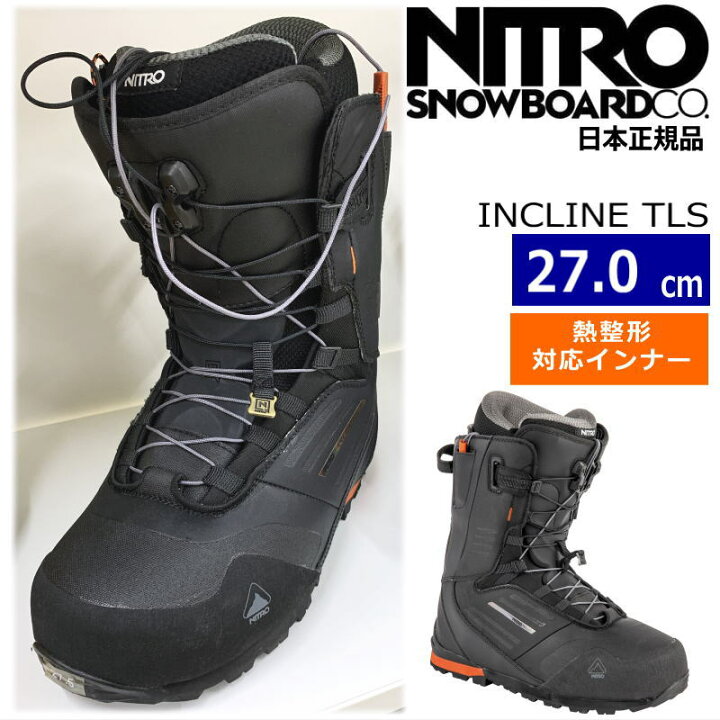 楽天市場】【即納】23-24 NITRO INCLINE TLS ｶﾗｰ:Black 27cm ナイトロ 