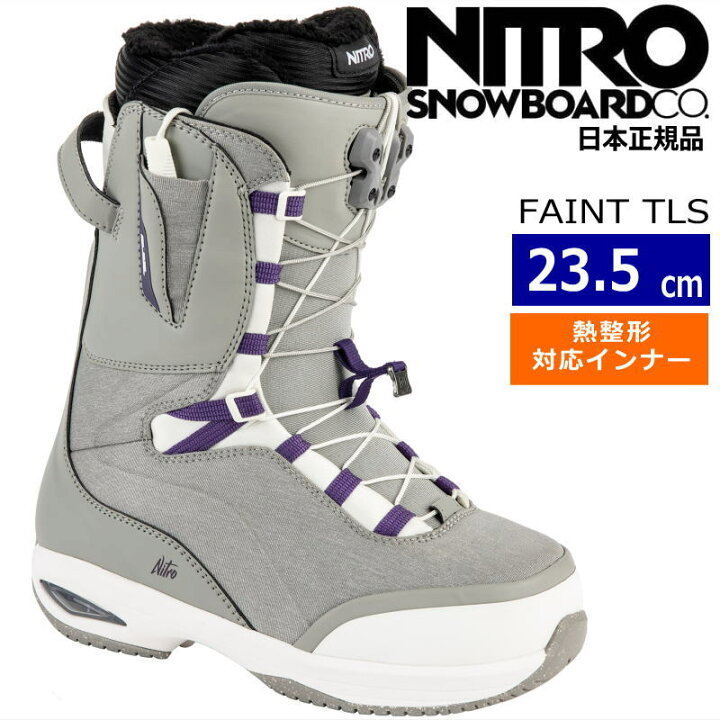 楽天市場】23-24 NITRO FAINT TLS ｶﾗｰ:Black-Sand 23.5cm ナイトロ 