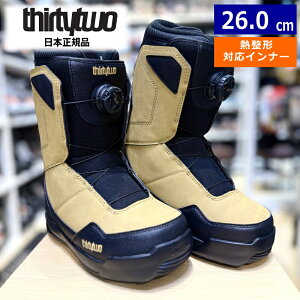yXg1_z 24-25 THIRTYTWO SHIFTY BOA J[:TAN 26cm T[eB[c[ VteB[ Y Xm[{[hu[c {A _C M^Ή ^