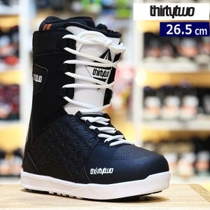�����Y �X�m�[�{�[�h�u�[�c 25-26 THIRTYTWO LASHED VOLCOM �J���[:BLACK 26.5cm �T�[�e�B�[�c�[ �{���R�� �^���� ���{���K�i
