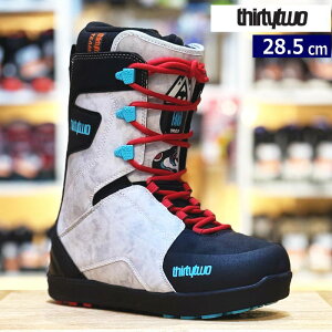 �����Y �X�m�[�{�[�h�u�[�c 25-26 THIRTYTWO LASHED FAVA �J���[:BLACK BLUE 28.5cm �T�[�e�B�[�c�[ �t�@�o �^���� ���{���K�i