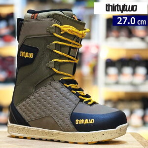 �����Y �X�m�[�{�[�h�u�[�c 25-26 THIRTYTWO LASHED BRADSHAW �J���[:OLIVE BLACK 27cm �T�[�e�B�[�c�[ �u���b�h�V���[ �^���� ���{���K�i