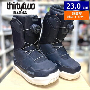 yXg1_z 24-25 THIRTYTWO SHIFTY BOA W'S J[:BLACK 23cm T[eB[c[ VteB[ fB[X Xm[{[hu[c {A _C M^Ή ^