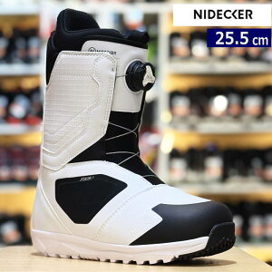 24-25 NIDECKER CASCADE �J���[:WHITE 25.5cm �i�C�f�b�J�[ �J�X�P�[�h �����Y �X�m�[�{�[�h�u�[�c �{�A �_�C��������������₷�� �^���� ���{���K�i