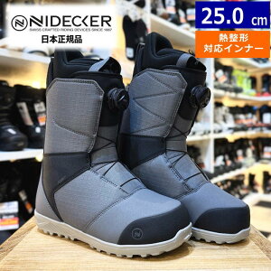 24-25 NIDECKER SIERRA �J���[:GRAY 25cm �i�C�f�b�J�[ �V�G�� �����Y �X�m�[�{�[�h�u�[�c �{�A �_�C��������������₷�� �^���� ���{���K�i