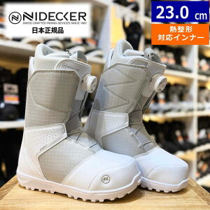 24-25 NIDECKER SIERRA W �J���[:WHITE GRAY 23cm �i�C�f�b�J�[ �V�G�� ���f�B�[�X �X�m�[�{�[�h�u�[�c �{�A �_�C��������������₷�� �^���� ���{���K�i
