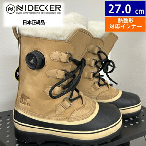 �y�����\�񏤕i�z 26-27 NIDECKER X SOREL CARIBOU BUFF 27cm �i�C�f�b�J�[ �����Y �X�m�[�{�[�h�u�[�c �X�s�[�h���[�X �M���^�Ή� �j���[���f��