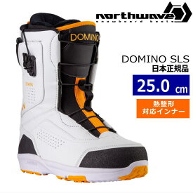 【即納】23-24 NORTHWAVE DOMINO SLS カラー:WHITE 25cm ノースウェーブ ドミノ レディース スノーボードブーツ スピードレース 日本正規品