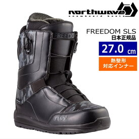 【即納】23-24 NORTHWAVE FREEDOM SLS カラー:BLACK CAMO 27cm ノースウェーブ フリーダム メンズ スノーボードブーツ スピードレース 日本正規品