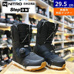 25-26 NITRO VENTURE STEP ON TLS �J���[:Black 29.5cm �i�C�g�� �x���`���[ �X�e�b�v�I�� �����Y �X�m�[�{�[�h�u�[�c �X�s�[�h���[�X �M���^�Ή� ���{���K�i