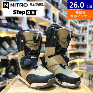 25-26 NITRO VENTURE STEP ON TLS J[:Desert-Black 26cm iCg x`[ XebvI Y Xm[{[hu[c Xs[h[X M^Ή {Ki
