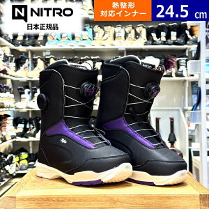 23-24 NITRO SCALA BOA J[:Black-Purple 24.5cm iCg XJ{A fB[X Xm[{[hu[c _u{A _C M^Ή ^ {Ki