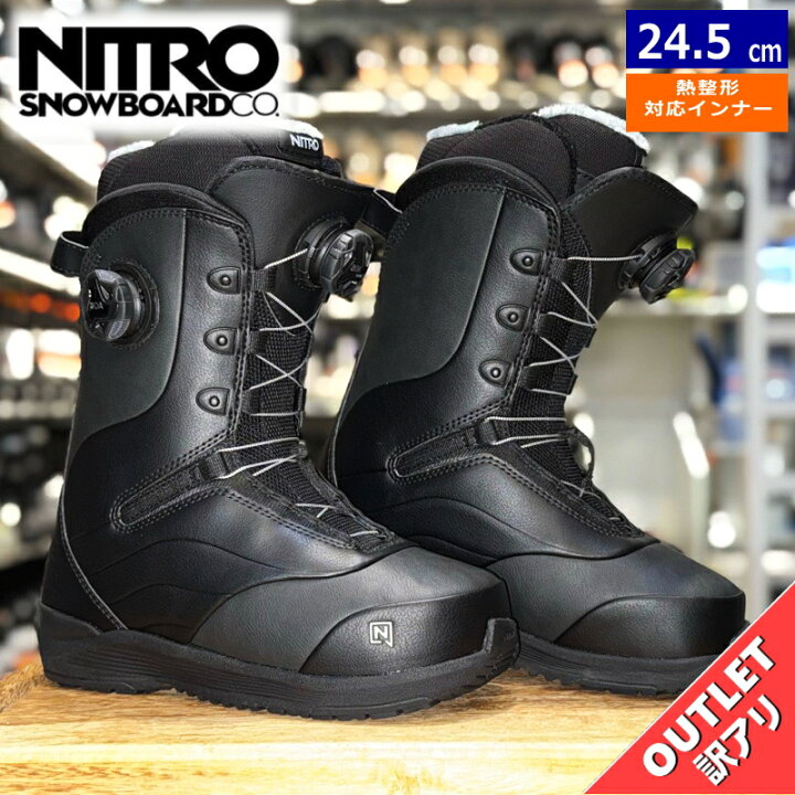 楽天市場】【ラスト1点】 【OUTLET】24-25 NITRO CROWN BOA ｶﾗｰ:BLACK 