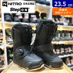 25-26 NITRO MONARCH STEP ON TLS J[:Black 23.5cm iCg i[N fB[X Xm[{[hu[c Xs[h[X M^Ή {Ki