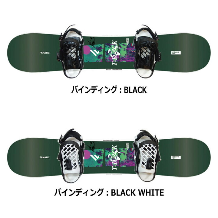 楽天市場】24-25 FANATIC T-DECK GREEN+ZUMA ZM ファナティック メンズ 