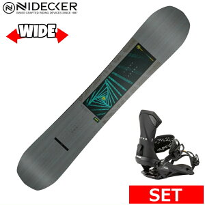 24-25 NIDECKER MERC+NITRO TEAM L �����Y �X�m�[�{�[�h2�_�Z�b�g ���C�h�{�[�h�^���� ���{���K�i ���b�N�X+�_�����O+��t�T�[�r�X ���̂܂܎g����