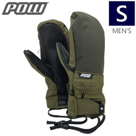 ○22-23 POW ZERO MITTEN 2.0 カラー:OLIVE Sサイズ カラー ゼロ スキー スノーボード メンズ 手袋 防寒 防水型落ち 日本正規品