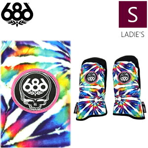 23-24 686 REVEL MITTEN J[:GRATEFUL DEAD WHITE TIE DYE STCY VbNXGCgVbNX XL[ Xm[{[h fB[X  h h{Ki
