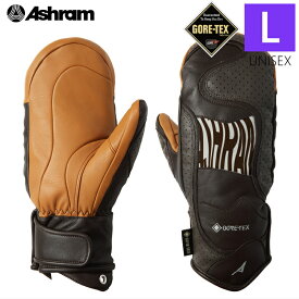 ★25-26 Lサイズ 26 Ashram M.O.L.L.E. カラー:BROWN ユニセックス Lサイズ アシュラム モール スキー スノーボード メンズ　GORE-TEX ゴアテックス 内側五本指 手袋 防寒 防水日本正規品