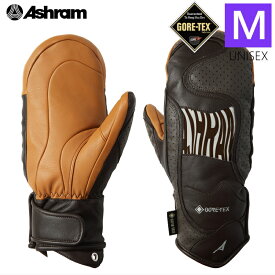 ★25-26 Mサイズ 26 Ashram M.O.L.L.E. カラー:BROWN ユニセックス Mサイズ アシュラム モール スキー スノーボード メンズ　GORE-TEX ゴアテックス 内側五本指 手袋 防寒 防水日本正規品