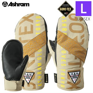 ��25-26 L�T�C�Y 26 Ashram PROFILE LOGO MITT �J���[:BEIGE ���j�Z�b�N�X L�T�C�Y �A�V������ �v���t�@�C�����S �X�L�[ �X�m�[�{�[�h �����Y�@GORE-TEX �S�A�e�b�N�X �����ܖ{�w ��� �h�� �h�����{���K�i